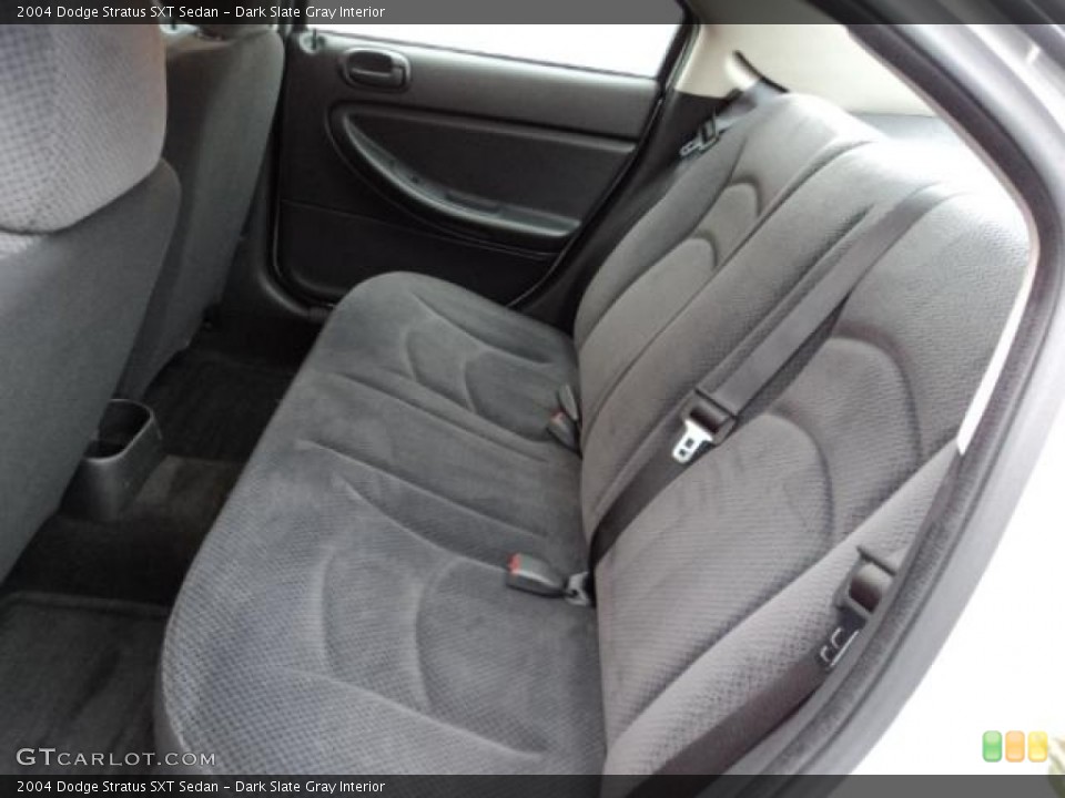 Dark Slate Gray Interior Rear Seat for the 2004 Dodge Stratus SXT Sedan #72266491