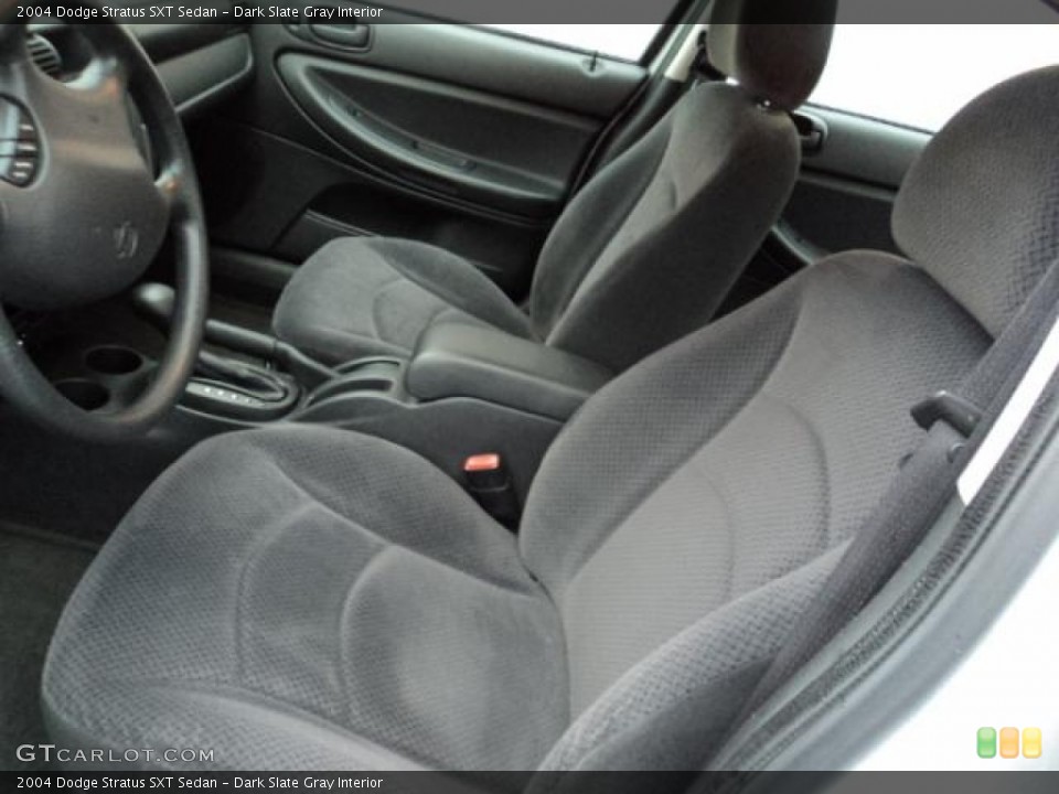 Dark Slate Gray Interior Front Seat for the 2004 Dodge Stratus SXT Sedan #72266578