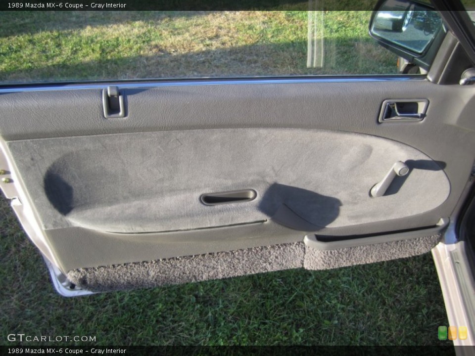 Gray Interior Door Panel for the 1989 Mazda MX-6 Coupe #72268447