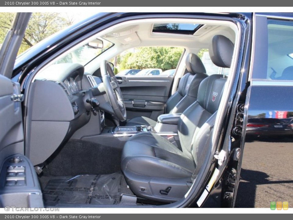 Dark Slate Gray Interior Front Seat for the 2010 Chrysler 300 300S V8 #72269227