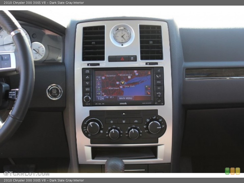 Dark Slate Gray Interior Controls for the 2010 Chrysler 300 300S V8 #72269294