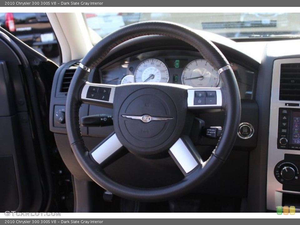 Dark Slate Gray Interior Steering Wheel for the 2010 Chrysler 300 300S V8 #72269341