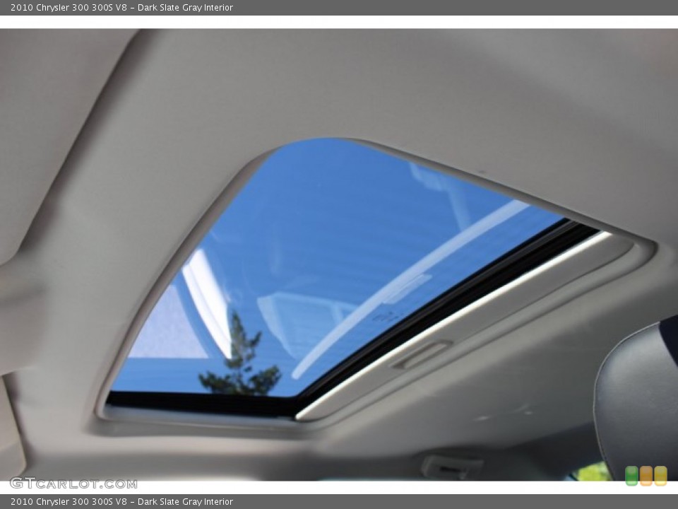 Dark Slate Gray Interior Sunroof for the 2010 Chrysler 300 300S V8 #72269428