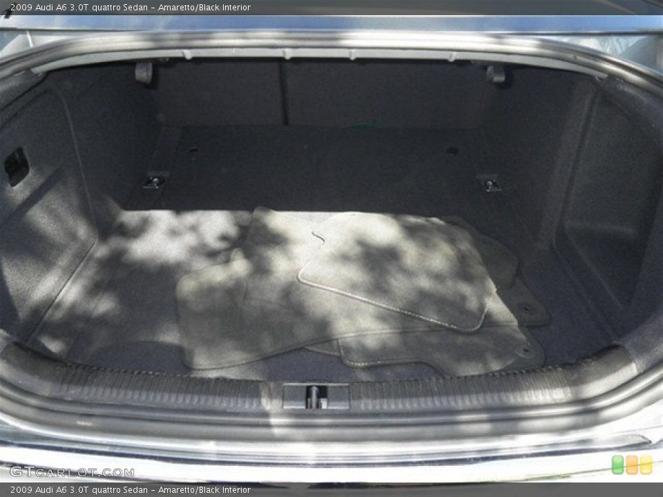 Amaretto/Black Interior Trunk for the 2009 Audi A6 3.0T quattro Sedan #72270013