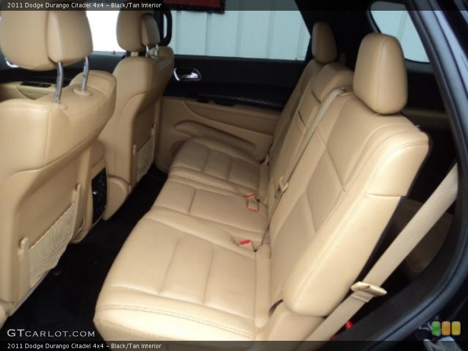 Black/Tan Interior Rear Seat for the 2011 Dodge Durango Citadel 4x4 #72271441