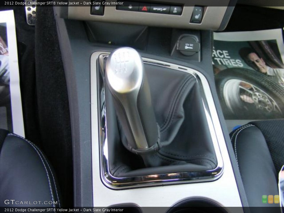 Dark Slate Gray Interior Transmission for the 2012 Dodge Challenger SRT8 Yellow Jacket #72272932