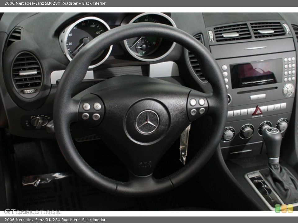 Black Interior Steering Wheel for the 2006 Mercedes-Benz SLK 280 Roadster #72273370