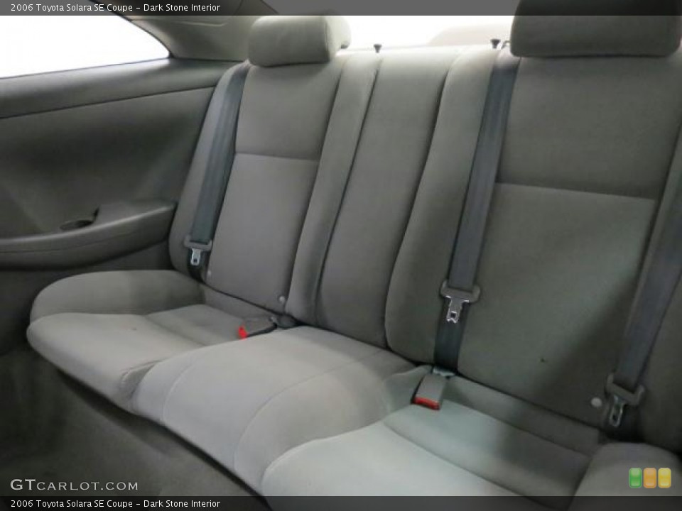 Dark Stone Interior Rear Seat for the 2006 Toyota Solara SE Coupe #72273460