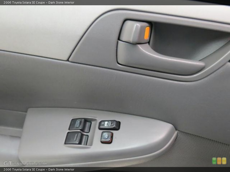 Dark Stone Interior Controls for the 2006 Toyota Solara SE Coupe #72273556