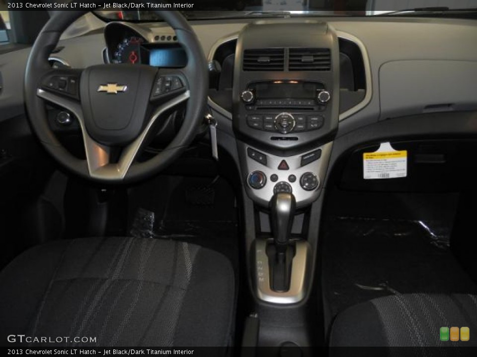 Jet Black/Dark Titanium Interior Dashboard for the 2013 Chevrolet Sonic LT Hatch #72273581