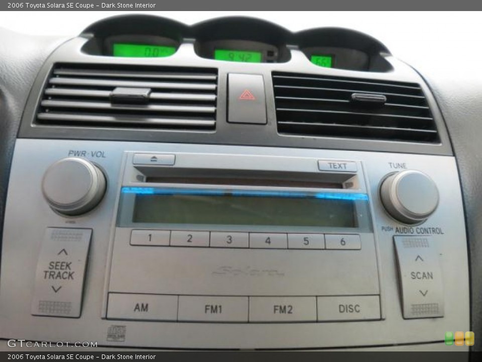 Dark Stone Interior Audio System for the 2006 Toyota Solara SE Coupe #72273637