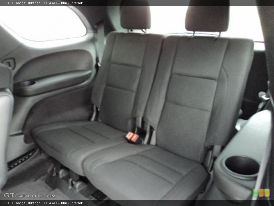 Black Interior Rear Seat for the 2013 Dodge Durango SXT AWD #72275935