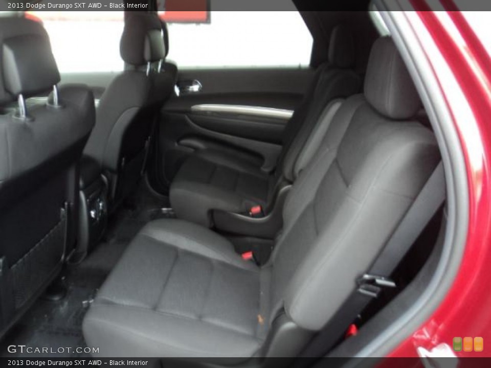 Black Interior Rear Seat for the 2013 Dodge Durango SXT AWD #72275956