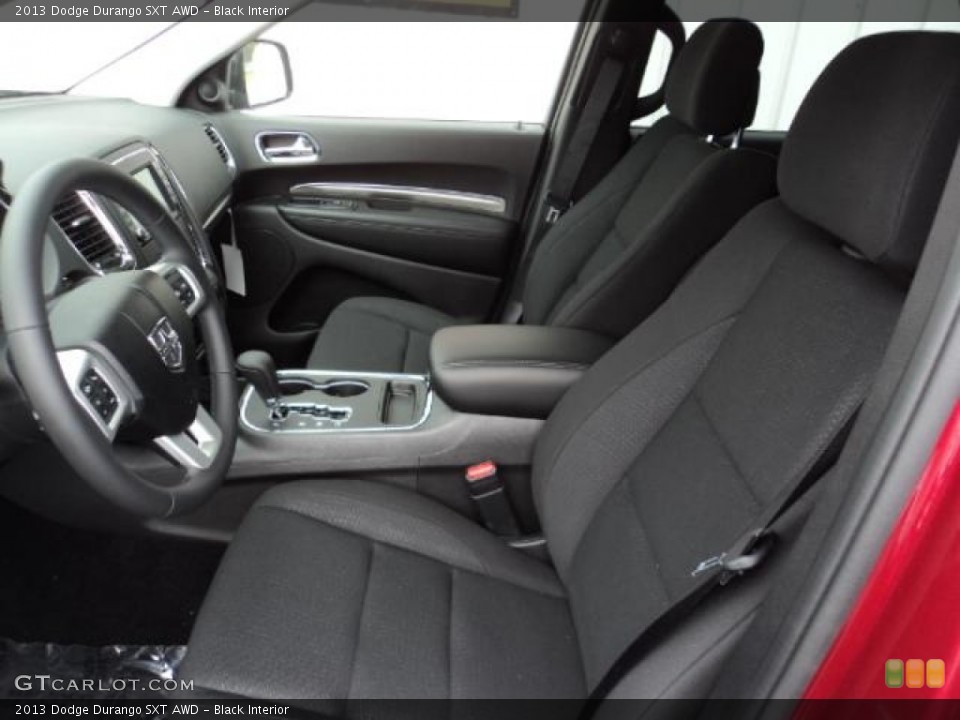 Black Interior Front Seat for the 2013 Dodge Durango SXT AWD #72276001