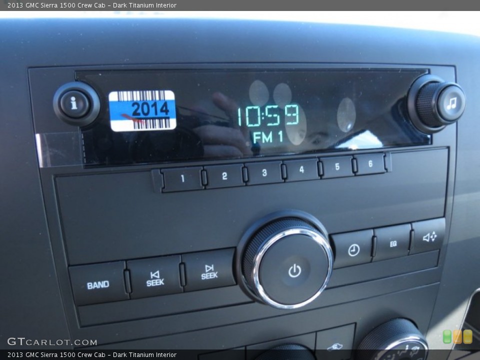 Dark Titanium Interior Audio System for the 2013 GMC Sierra 1500 Crew Cab #72276481