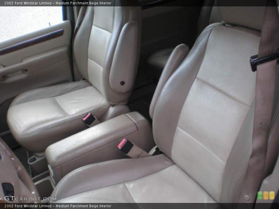 Medium Parchment Beige Interior Front Seat for the 2002 Ford Windstar Limited #72277585