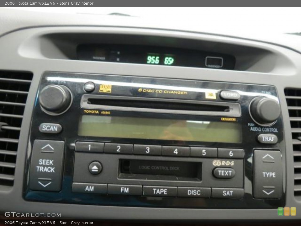 Stone Gray Interior Audio System for the 2006 Toyota Camry XLE V6 #72277603