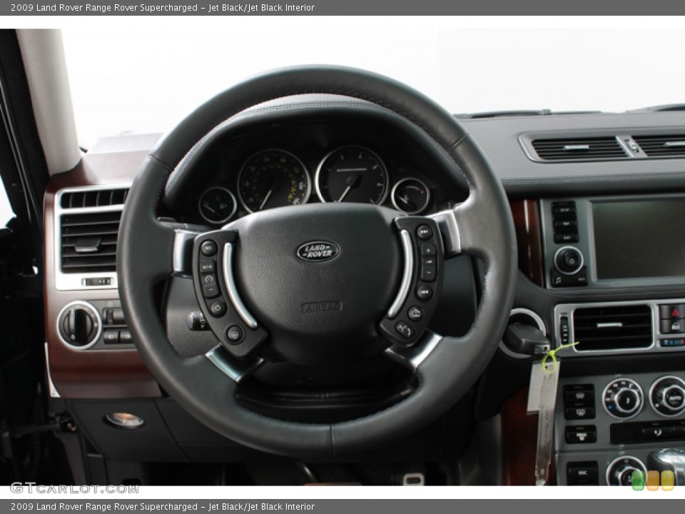 Jet Black/Jet Black Interior Dashboard for the 2009 Land Rover Range Rover Supercharged #72277806
