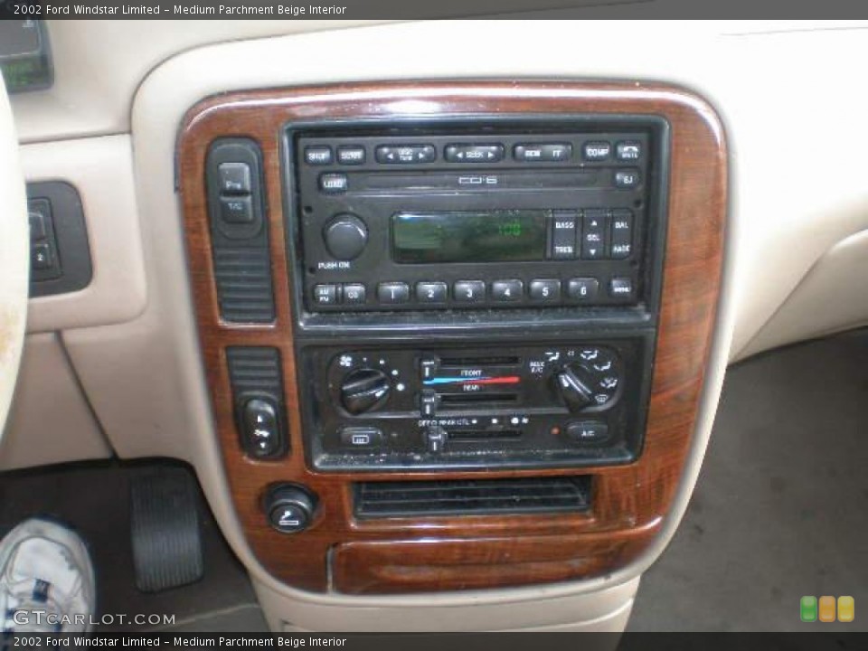 Medium Parchment Beige Interior Controls for the 2002 Ford Windstar Limited #72277858