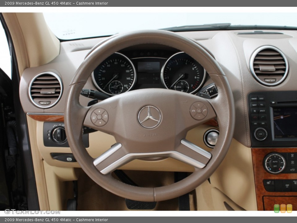 Cashmere Interior Steering Wheel for the 2009 Mercedes-Benz GL 450 4Matic #72279604