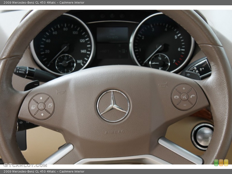 Cashmere Interior Steering Wheel for the 2009 Mercedes-Benz GL 450 4Matic #72279628