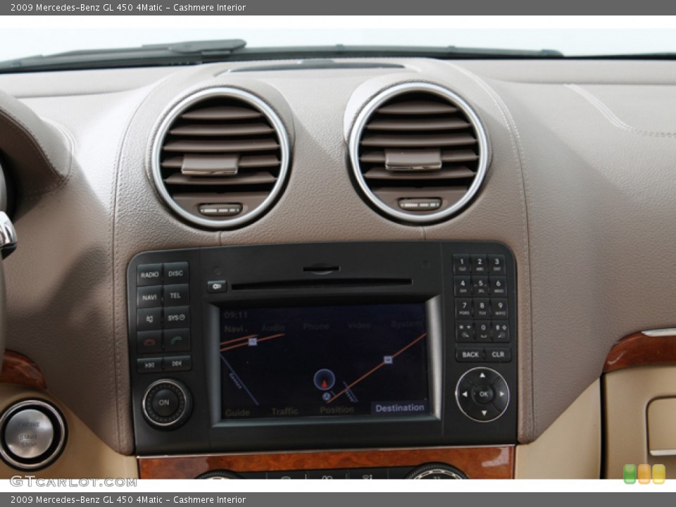 Cashmere Interior Navigation for the 2009 Mercedes-Benz GL 450 4Matic #72279683