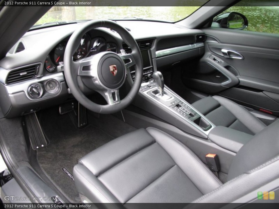 Black Interior Prime Interior for the 2012 Porsche 911 Carrera S Coupe #72279733