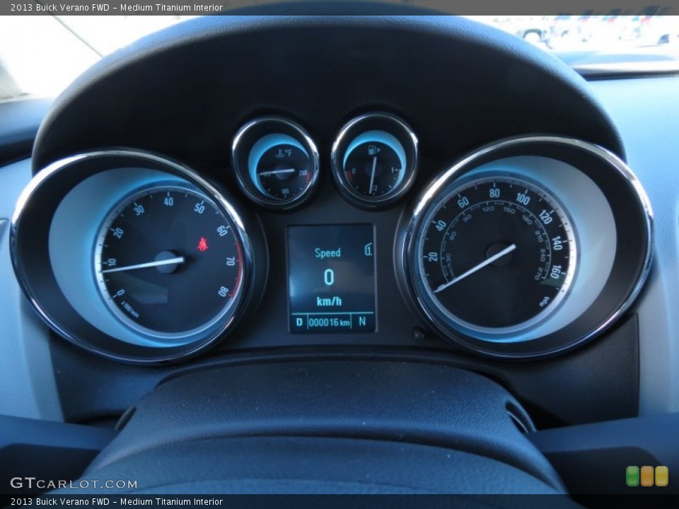 Medium Titanium Interior Gauges for the 2013 Buick Verano FWD #72280212