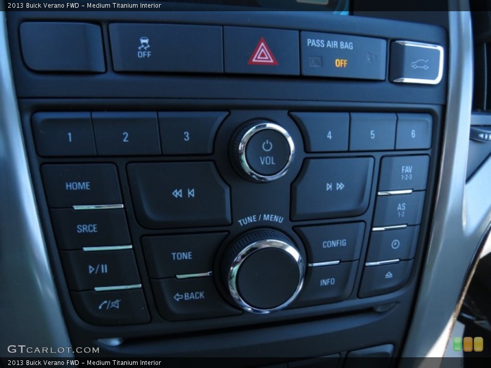Medium Titanium Interior Controls for the 2013 Buick Verano FWD #72280256