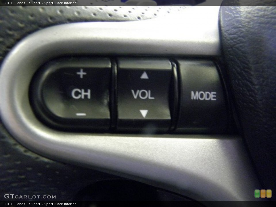 Sport Black Interior Controls for the 2010 Honda Fit Sport #72280966