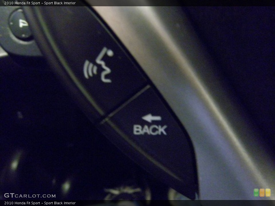 Sport Black Interior Controls for the 2010 Honda Fit Sport #72281014