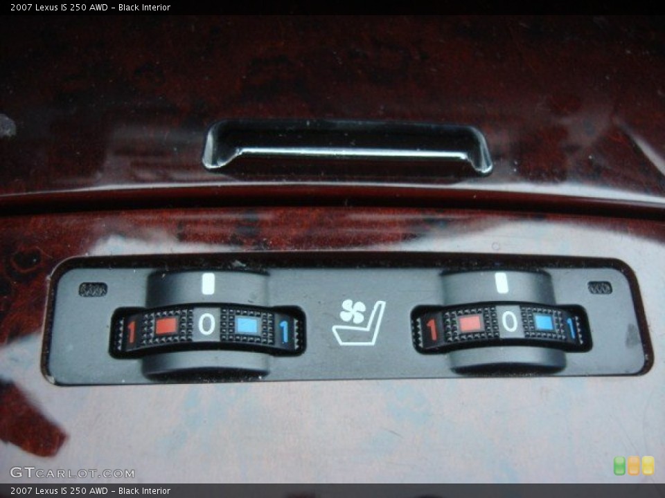 Black Interior Controls for the 2007 Lexus IS 250 AWD #72288691