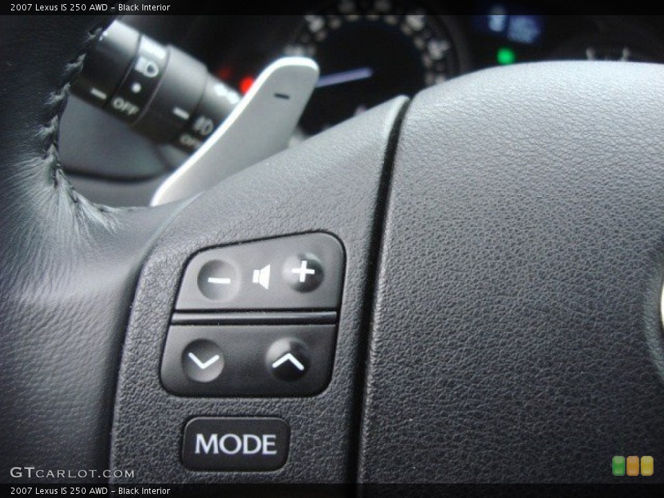 Black Interior Controls for the 2007 Lexus IS 250 AWD #72288748