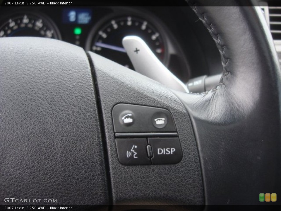 Black Interior Controls for the 2007 Lexus IS 250 AWD #72288769
