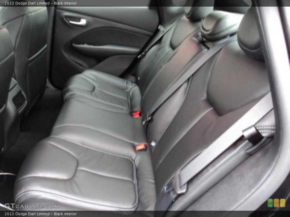 Black Interior Rear Seat for the 2013 Dodge Dart Limited #72289019