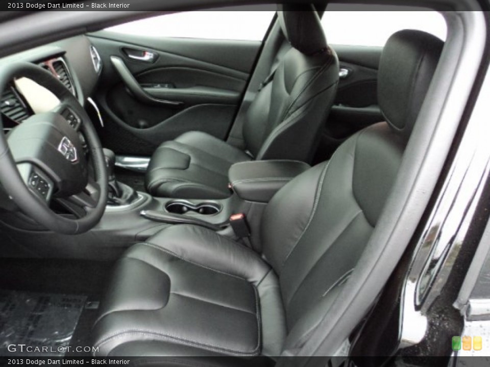 Black Interior Front Seat for the 2013 Dodge Dart Limited #72289063