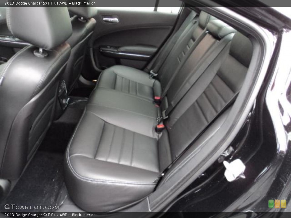 Black Interior Rear Seat for the 2013 Dodge Charger SXT Plus AWD #72291229