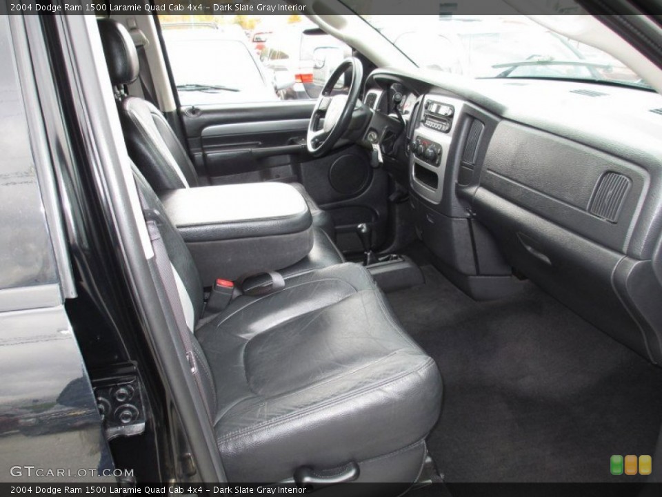 Dark Slate Gray Interior Photo for the 2004 Dodge Ram 1500 Laramie Quad Cab 4x4 #72293947