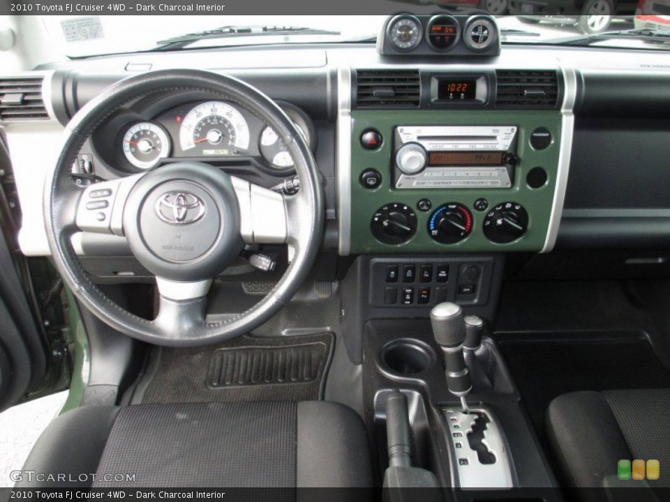 Dark Charcoal Interior Dashboard for the 2010 Toyota FJ Cruiser 4WD #72294700
