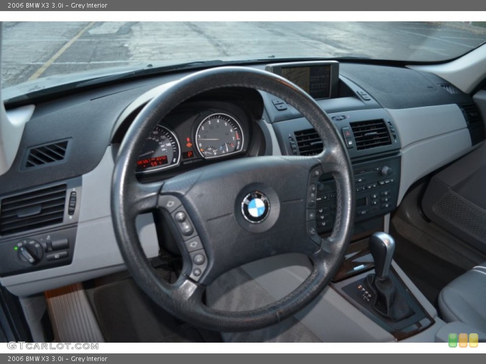 Grey Interior Steering Wheel for the 2006 BMW X3 3.0i #72294844