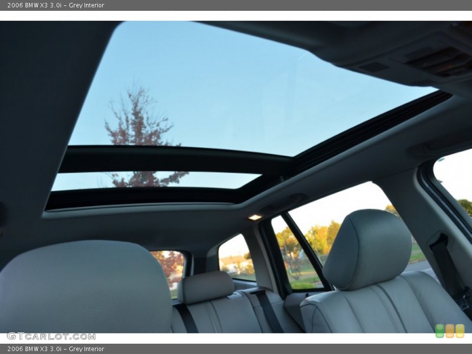 Grey Interior Sunroof for the 2006 BMW X3 3.0i #72295092
