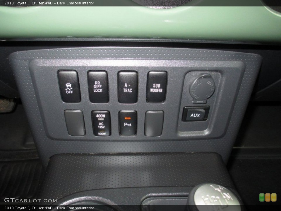 Dark Charcoal Interior Controls for the 2010 Toyota FJ Cruiser 4WD #72295186