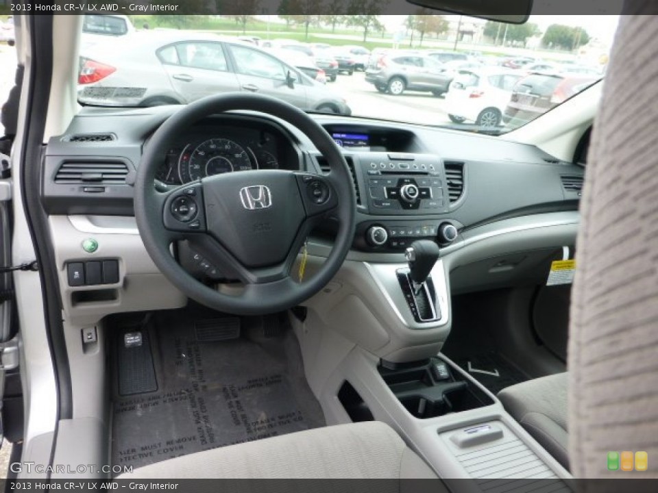 Gray Interior Prime Interior for the 2013 Honda CR-V LX AWD #72295249