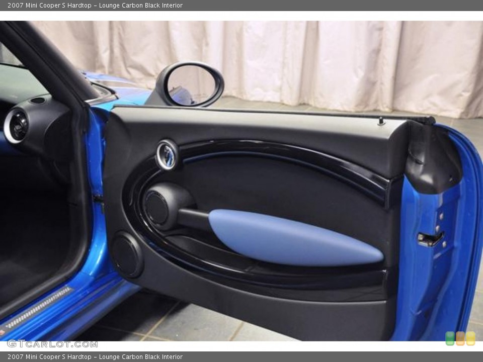 Lounge Carbon Black Interior Door Panel for the 2007 Mini Cooper S Hardtop #72296515