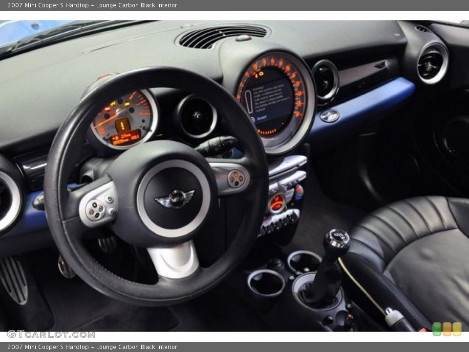 Lounge Carbon Black Interior Dashboard for the 2007 Mini Cooper S Hardtop #72296891