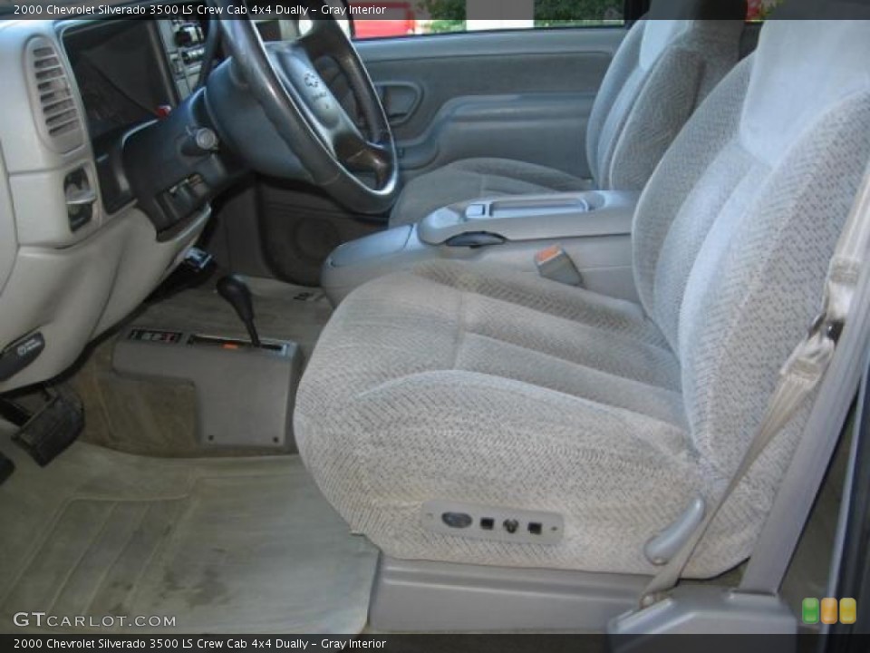 Gray Interior Front Seat for the 2000 Chevrolet Silverado 3500 LS Crew Cab 4x4 Dually #72298408