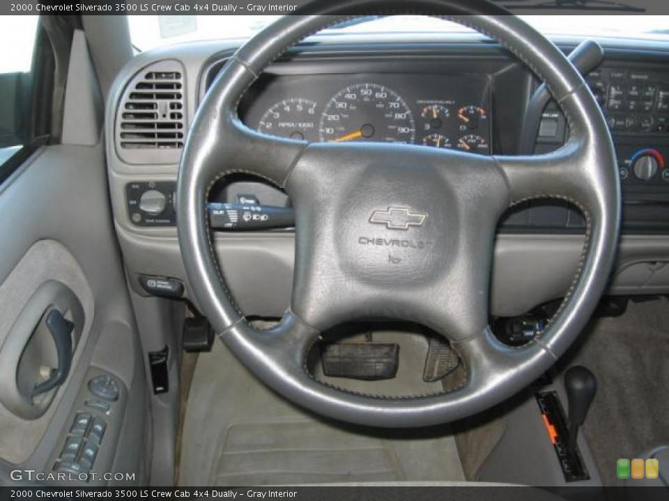 Gray Interior Steering Wheel for the 2000 Chevrolet Silverado 3500 LS Crew Cab 4x4 Dually #72298444