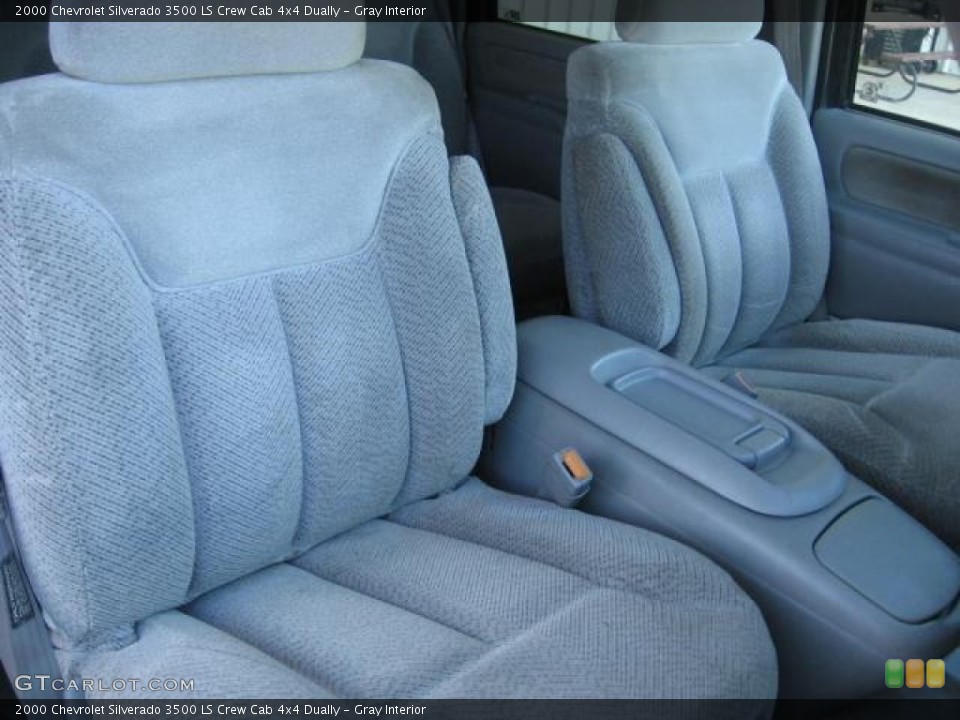 Gray Interior Front Seat for the 2000 Chevrolet Silverado 3500 LS Crew Cab 4x4 Dually #72298578