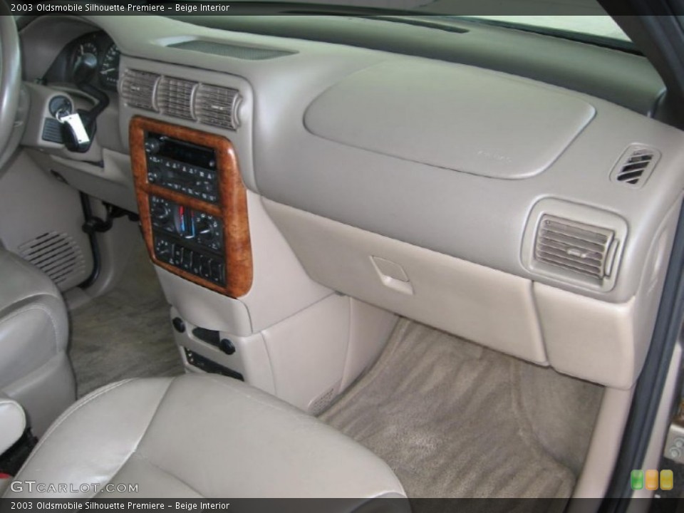 Beige Interior Dashboard for the 2003 Oldsmobile Silhouette Premiere #72299491