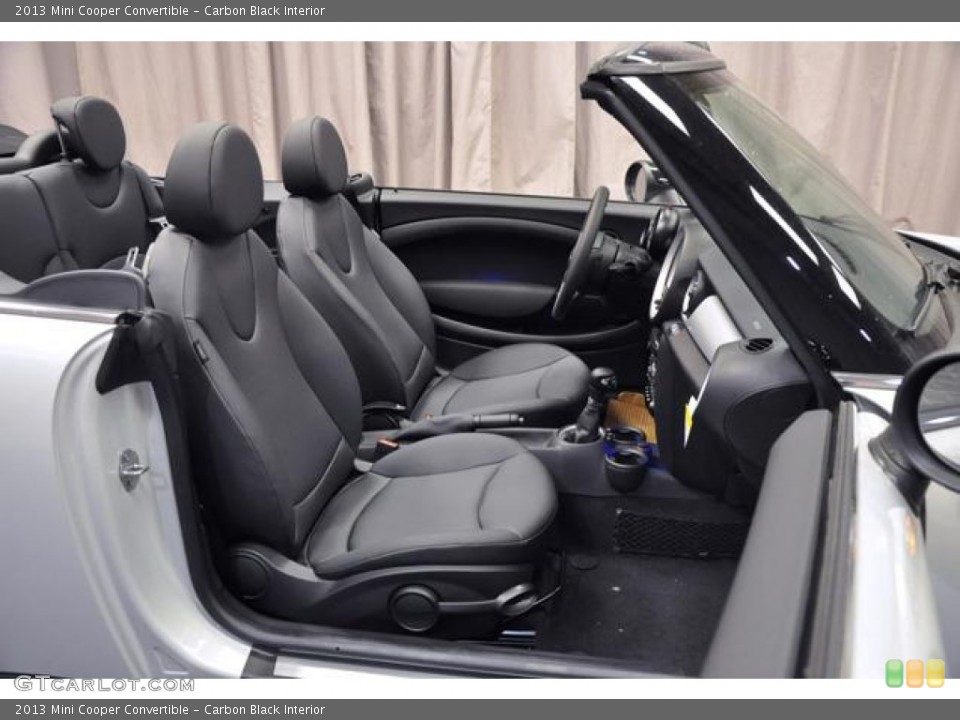Carbon Black Interior Photo for the 2013 Mini Cooper Convertible #72300337